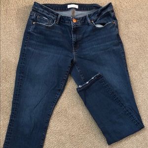 Size 12 curvy skinny loft jeans